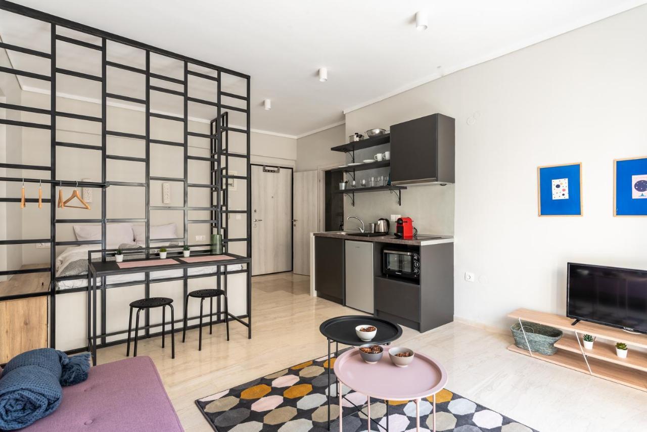 Modern Studio Close To Waterfront Thessaloniki Exterior photo